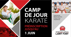 Camp de jour Karate Sherbrooke Camp de jour - Karaté ShorinjiRyu - Karaté Sherbrooke
